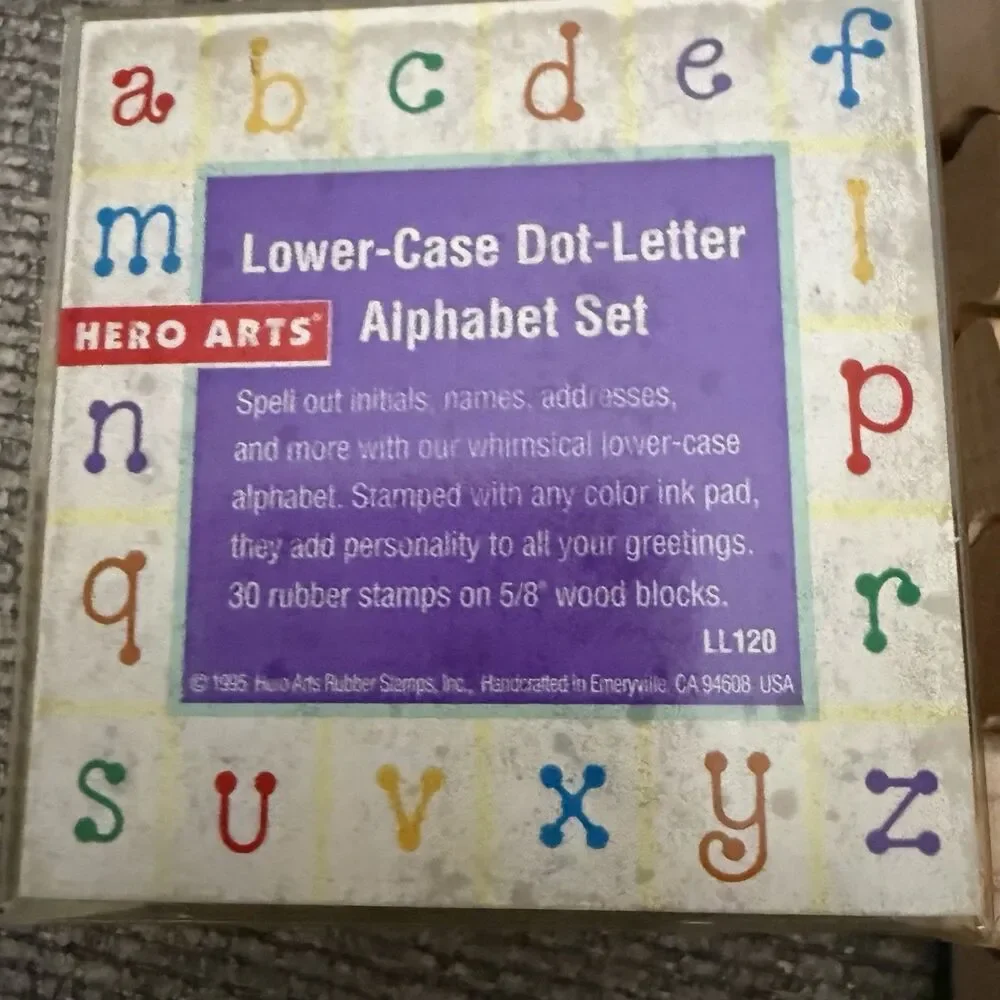 Huge Lot 100+ Wooden Rubber Stamps Alphabet Numbers & Symbols Crafting Stampin